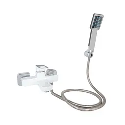 Змішувач для ванни Lidz Wawel 006 (з душовим гарнітуром) (k35) LDWAW006WHI45398 White, Білий