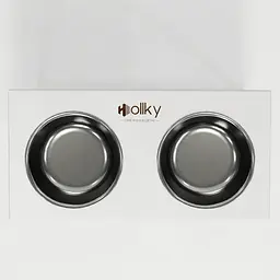 Hollky Base XL40 — миски на підставці для великих собак (2 × 1,8 л, висота 40 см) - мініатюра 3