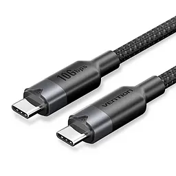 Кабель Vention TRGBH USB-C - USB-C USB 3.2 Gen 2 PD 100 Вт 4K 2 м чорний (TRGBH)