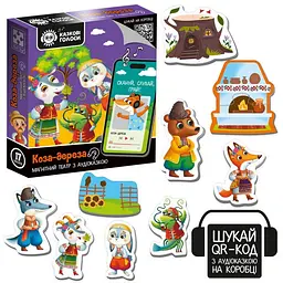 Дитячий розвивальний магнітний театр "Коза-дереза" VT3206-35 Vladi Toys з аудіоказкою Казкові голоси - мініатюра 3
