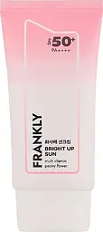Крем сонцезахисний з вітамінами 50 мл Frankly Bright Up Sunscreen SPF 50+