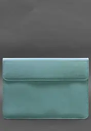 Шкіряний чохол-конверт BlankNote на магнітах для MacBook Pro 16" Бірюзовий - мініатюра 2
