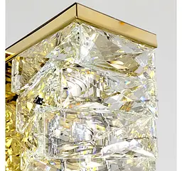Світлодіодне настінне бра Artlight 88031/290WGD, 19 Вт, золото та прозоре скло - мініатюра 5