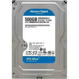 Жесткий диск Western Digital 3.5 Blue 500Gb (WD5000AZLX)