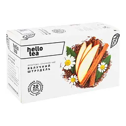 Чай фруктово-етнічний Hello Tea Яблучний струдель 60 г (20 шт. х 3 г)  (930232) - мініатюра 2