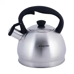 Чайник із свистком Kamille KM-0693BL 2 л чорний - мініатюра 4