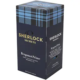 Чай чорний Sherlock Secrets Bergamot Prime 44 г (22 шт x 2 г) - мініатюра 3