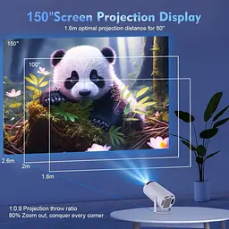 Смарт-проєктор HY300 PRO з Android TV 11.0, підтримкою 4K, WiFi 6 та Bluetooth 5.0 - мініатюра 3