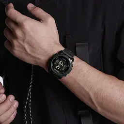 Наручний годинник чоловічий NaviForce Europe Armor Black 2 ремінці Чорний (3595) - мініатюра 4