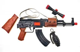 Іграшковий автомат тріскачка з рацією Golden Gun (IW-181-W-52)