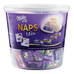 Набір шоколадний Milka Schokolade NAPS 207 x 4,6 г 1 кг