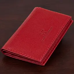 Візитниця-книга ST Leather 19214 червона