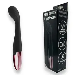 Вібратор Power Escorts G Spot Princess 7 Inch 18 см (чорний) - мініатюра 5