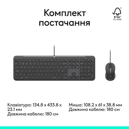 Комплект Logitech Signature Slim MK620 for Business USB-C UA Graphite (920-013349) - мініатюра 9