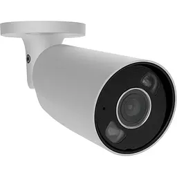 IP-Камера дротова Ajax BulletCam HL white, 8мп, 4мм, гібридне підсвічування IR 35м, білий Led 50м, Poe, True WDR, IP 65, аудіо, кут огляду 75° до 85°, вулична, біла
