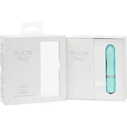 Розкішний вібратор Pillow Talk - Flirty Teal з кристалом Сваровські - мініатюра 10