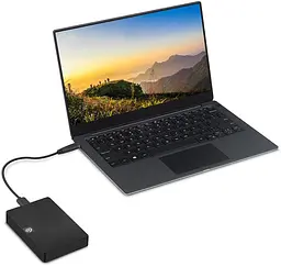 Зовнішній жорсткий диск Seagate 2.5` USB 2.0TB Expansion Portable Black (STKM2000400) - мініатюра 6