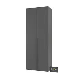 Шафа для одягу з однією штангою Idea Д-126 Антрацит - мініатюра 3