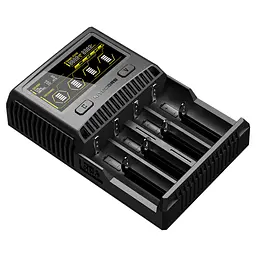 Зарядний пристрій Nitecore SC4 для акумуляторів (Ni-Cd Ni-Mh Li-Ion IMR LiFePO4) 220V-12V - мініатюра 4