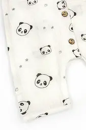 Детский песочник муслиновый Panda на кокосовых пуговицах - миниатюра 4