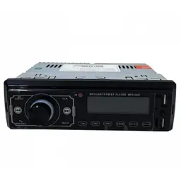 Автомагнітола, магнітола з пультом та сенсорним дисплеєм 3887 ISO+FM+USB+SD+AUX+Bluetooth 4x50W 1Din - мініатюра 2