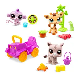 Ігровий набір "Сафарі" Littlest Pet Shop 00524 аксесуари та 3 фігурки - мініатюра 2