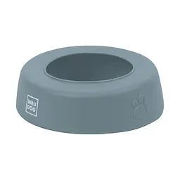 Миска-непроливайка Waudog Silicone 1 л сірий - мініатюра 3