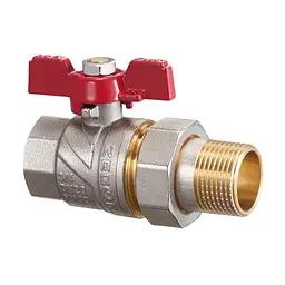 Кран з американкою кульовий Zegor FA12 прямий 3/4" PN40 30412
