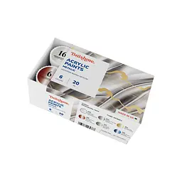 Акрилова фарба металік Набір 3001 Brushme AP3001 6 кольорів - мініатюра 2