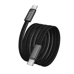 Кабель Hoco X125 Exceso 60W charging data cable Type-C to Type-C Black