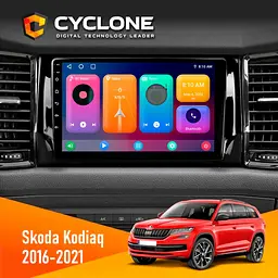 Штатна магнітола Skoda Kodiaq 2016-2021 Cyclone C10-001 2x32 CPL Cyclone (НФ-00004465)