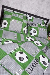 Комплект постільної білизни Moon&Star Бязь Gold Люкс Football Дитячий 110x140 см наволочки 2x40x60 см - мініатюра 4