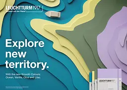 Блокнот Leuchtturm1917, Smooth Colours, Середній, М'яка обкладинка, Lilac, Лінія (365498) - мініатюра 4