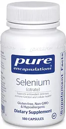 Селен (цитрат) Pure Encapsulations Selenium (citrate) 180 капсул