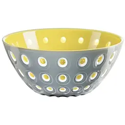 Салатник Guzzini Le Murrine 20 см сірий із жовтим (279420141)