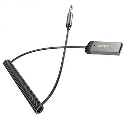 Ресивер Bluetooth HOCO E78 Benefit car AUX BT receiver с кабелем 1.2m, BT5.3, 3.5mm - мініатюра 3
