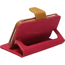 Чохол-книжка Goospery Canvas Diary Universal 4-4.5" Red - мініатюра 3