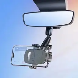 Автомобільний тримач на дзеркало заднього огляду Hoco H17 Waves Rearview Mirror car holder - мініатюра 4