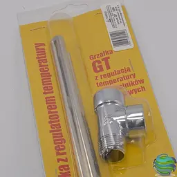ТЕН для рушникосушарки Heatpol GT-0.9 з терморегулятором 900 Вт Хром 30412 - мініатюра 4