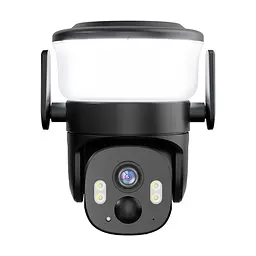 IP PTZ-відеокамера автономна з WiFi, прожектором та сонячною панеллю 3Mp Light Vision VLC-6103WLS Black (Lamp+Solar) (CareCam Pro) f=3.6mm, на акумуляторних батареях (75-00351) - мініатюра 2