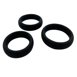 Набір ерекційних кілець Alive Sensual Pleasure Rings, 3 шт - мініатюра 2