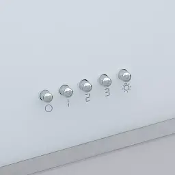 Витяжка декоративна похила Minola HDN 5202 WH/INOX 700 LED - мініатюра 10