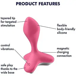 Анальна пробка з вібрацією Satisfyer Game Changer Рожевий - мініатюра 4