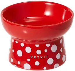 Керамічна миска Petkit Polka Dot Bowl Red