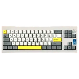 Клавіатура бездротова Epomaker Shadow-X Mulan Switch UA RGB White (SHX-W-M) - мініатюра 1