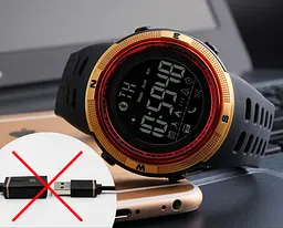 Наручний годинник чоловічий Skmei Clever II 1250 Black (1436) - мініатюра 7