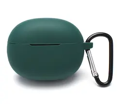 Чохол-накладка DK для Realme Buds T100 Silicone Candy Friendly з карабіном (016038) (green) - мініатюра 2
