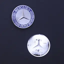 Емблема для Mercedes 56 мм пластикова.