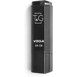 Флеш накопичувач USB 64Gb T&G Vega TG121 чорний USB 2.0 (TG121-64GBBK)