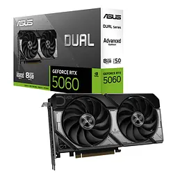 Відеокарта Asus GeForce RTX5060 DUAL O8G ADVANCED (90YV0PS0-M0NA00)